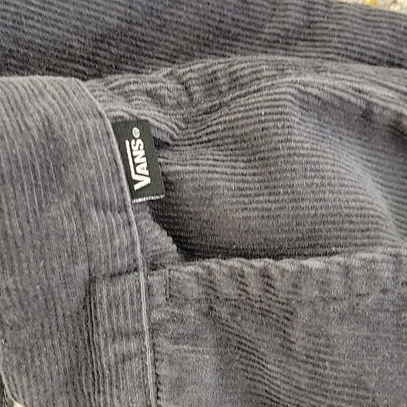 Van's Gray Corduroy Pants women's Sz 27/4. 100% Cotton - Picture 5 of 6